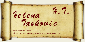 Helena Tasković vizit kartica